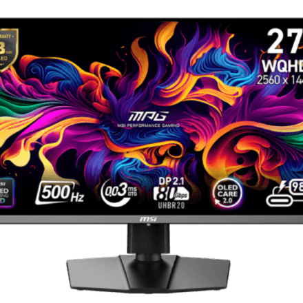 MSI تكشف عن اثنان من شاشات الألعاب بتقنية QD-OLED ومعدل تحديث 500Hz في #CES2025