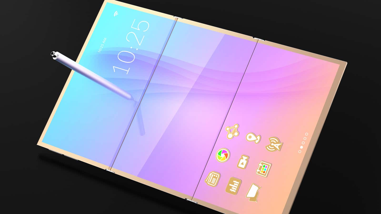 Leaked Patent For Samsung’s Trifold Phone Reveals Three Batteries Inside