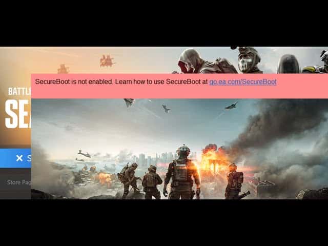 How to Fix “Secure Boot Is Not Enabled” in Battlefield REDSEC