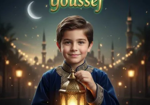 صورة رمضان باسم ابنك أو بنتك باستخدام الذكاء الاصطناعي