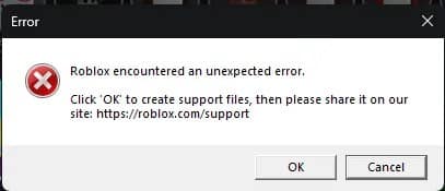 How to Fix Roblox Encountered an Unexpected Error