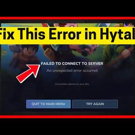 How to Fix “Failed to Connect to Server” in Hytale