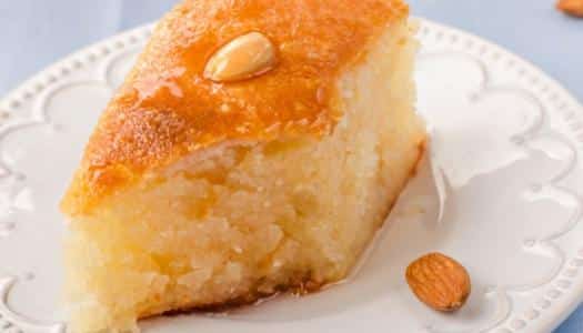 طريقة عمل البسبوسة الصحية في رمضان