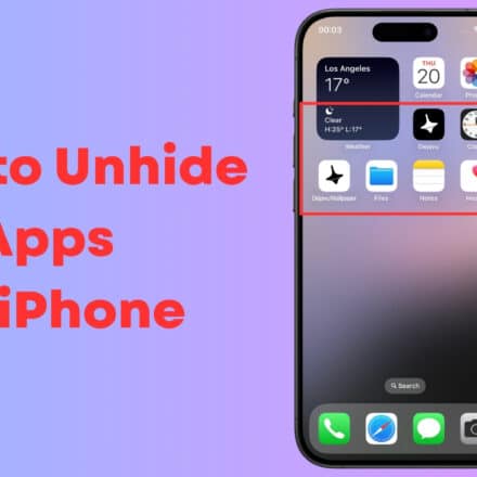 How to Unhide Apps on iPhone with iOS 26