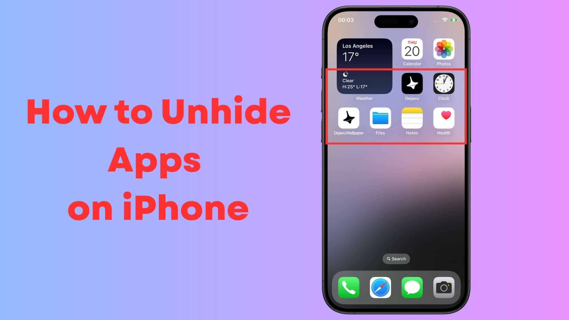 How to Unhide Apps on iPhone with iOS 26