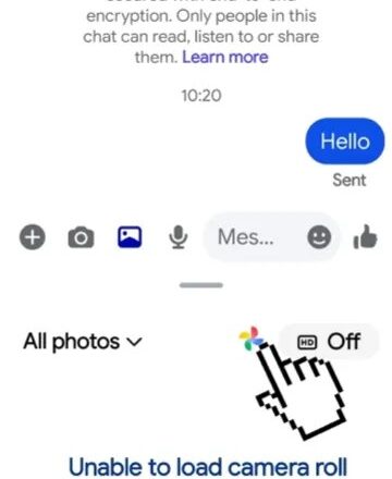 How to Fix Unable to Load Camera Roll on Messenger