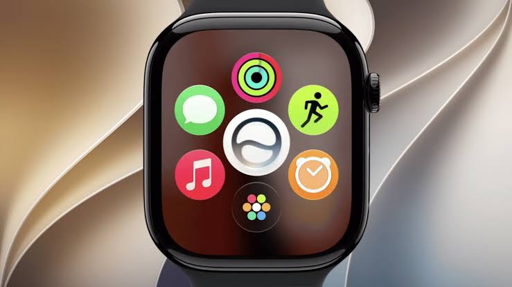Apple Watch screen showing the force quit option for a frozen app